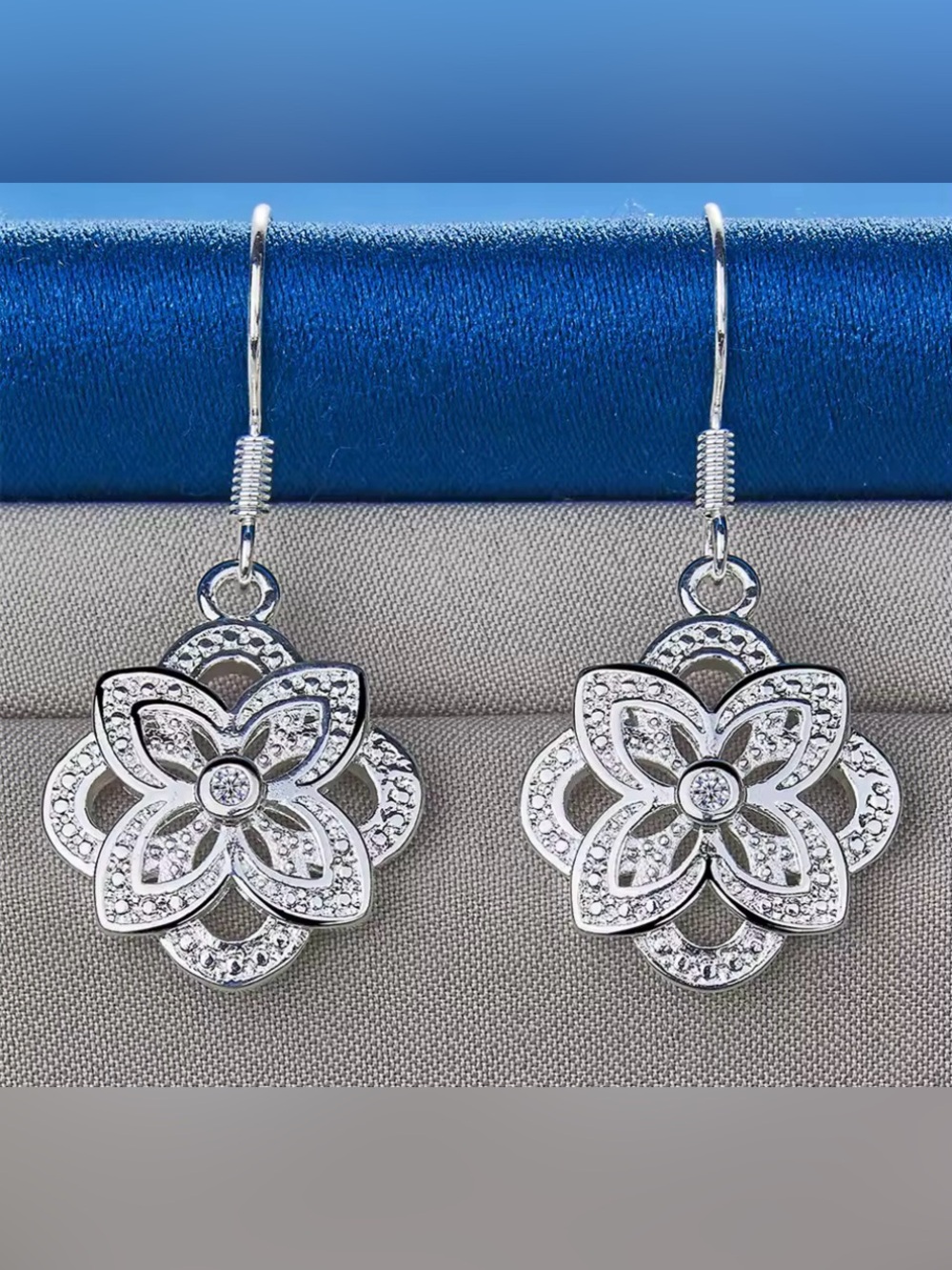 New .925 Sterling Dangle Earrings